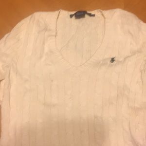 Authentic off white ralph Lauren sweater